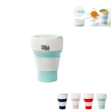 Folding Silicone Coffee Travel Mug